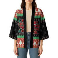 Merry Christmas Ya Filthy Animal Kimono Retro Christmas Humor - Wonder Print Shop