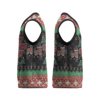 Merry Christmas Ya Filthy Animal Christmas Knitted V-Neck Vest Retro Christmas Humor - Wonder Print Shop