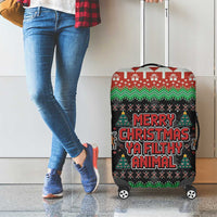Merry Christmas Ya Filthy Animal Luggage Cover Retro Christmas Humor - Wonder Print Shop