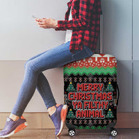 Merry Christmas Ya Filthy Animal Luggage Cover Retro Christmas Humor - Wonder Print Shop