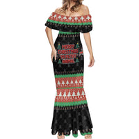 Merry Christmas Ya Filthy Animal Mermaid Dress Retro Christmas Humor - Wonder Print Shop
