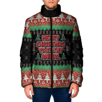 Merry Christmas Ya Filthy Animal Padded Jacket Retro Christmas Humor - Wonder Print Shop