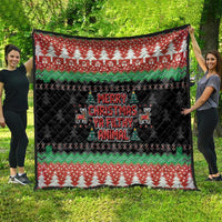Merry Christmas Ya Filthy Animal Quilt Retro Christmas Humor - Wonder Print Shop