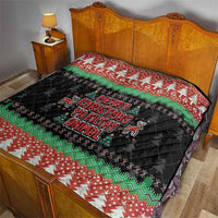 Merry Christmas Ya Filthy Animal Quilt Retro Christmas Humor - Wonder Print Shop