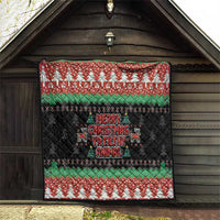 Merry Christmas Ya Filthy Animal Quilt Retro Christmas Humor - Wonder Print Shop