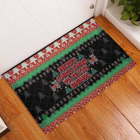 Merry Christmas Ya Filthy Animal Rubber Doormat Retro Christmas Humor - Wonder Print Shop