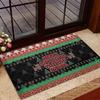 Merry Christmas Ya Filthy Animal Rubber Doormat Retro Christmas Humor - Wonder Print Shop