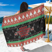 Merry Christmas Ya Filthy Animal Sarong Retro Christmas Humor - Wonder Print Shop
