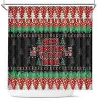 Merry Christmas Ya Filthy Animal Shower Curtain Retro Christmas Humor - Wonder Print Shop
