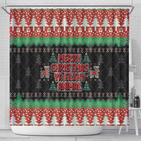 Merry Christmas Ya Filthy Animal Shower Curtain Retro Christmas Humor - Wonder Print Shop
