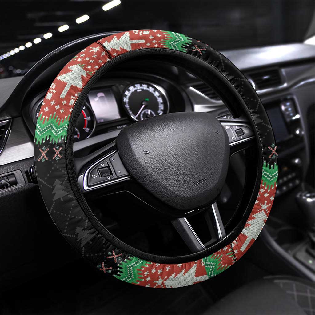 Merry Christmas Ya Filthy Animal Steering Wheel Cover Retro Christmas Humor - Wonder Print Shop
