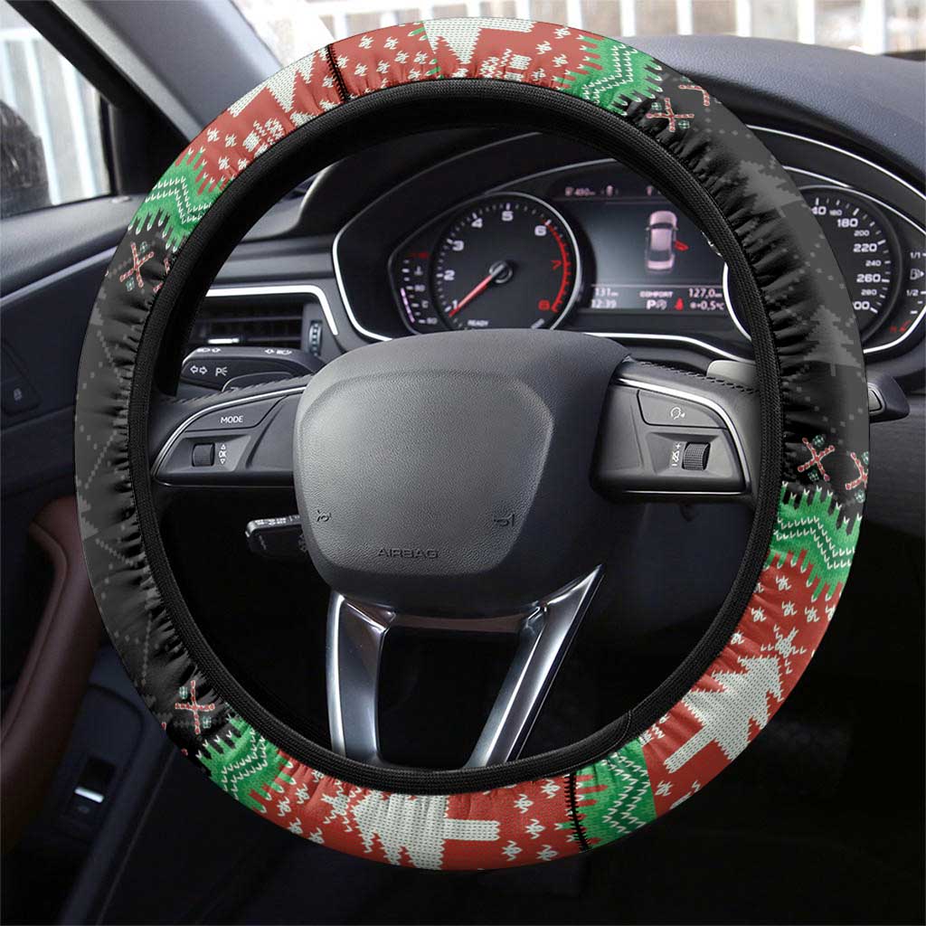 Merry Christmas Ya Filthy Animal Steering Wheel Cover Retro Christmas Humor - Wonder Print Shop