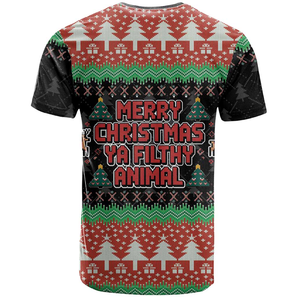 Merry Christmas Ya Filthy Animal T Shirt Retro Christmas Humor - Wonder Print Shop