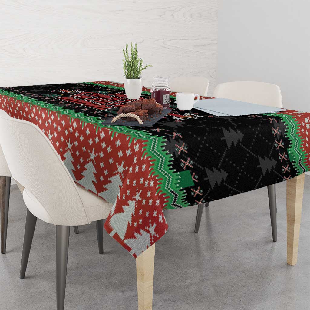 Merry Christmas Ya Filthy Animal Tablecloth Retro Christmas Humor - Wonder Print Shop