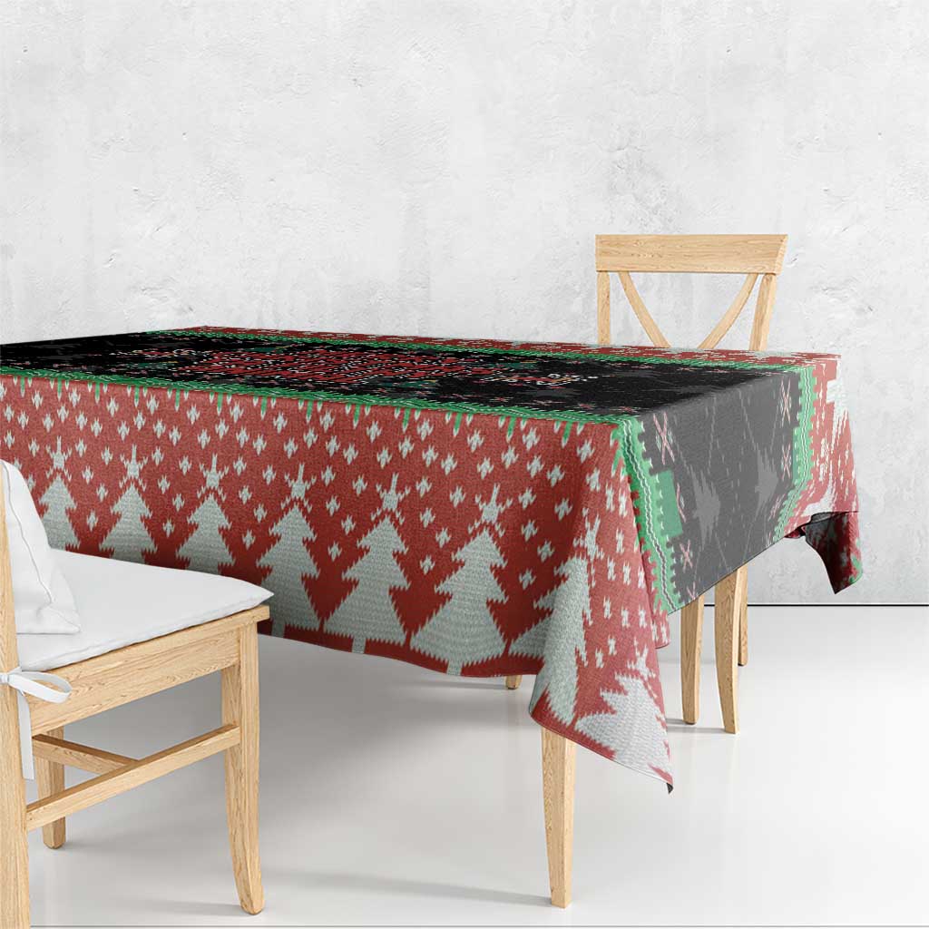 Merry Christmas Ya Filthy Animal Tablecloth Retro Christmas Humor - Wonder Print Shop