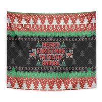 Merry Christmas Ya Filthy Animal Tapestry Retro Christmas Humor - Wonder Print Shop