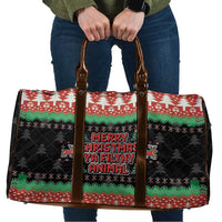 Merry Christmas Ya Filthy Animal Travel Bag Retro Christmas Humor - Wonder Print Shop