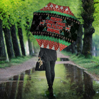 Merry Christmas Ya Filthy Animal Umbrella Retro Christmas Humor - Wonder Print Shop