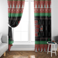 Merry Christmas Ya Filthy Animal Window Curtain Retro Christmas Humor - Wonder Print Shop