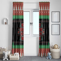Merry Christmas Ya Filthy Animal Window Curtain Retro Christmas Humor - Wonder Print Shop