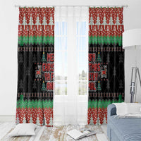 Merry Christmas Ya Filthy Animal Window Curtain Retro Christmas Humor - Wonder Print Shop