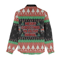 Merry Christmas Ya Filthy Animal Women Casual Shirt Retro Christmas Humor - Wonder Print Shop