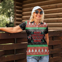 Merry Christmas Ya Filthy Animal Women Polo Shirt Retro Christmas Humor - Wonder Print Shop