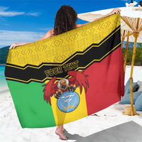 Personalised Mali Sarong Vulture With Coat Of Arms Bogolan Pattern - Wonder Print Shop