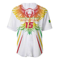 Custom Mali Football Baseball Jersey Go Les Aigles White Color
