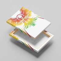 Custom Mali Football Canvas Wall Art Go Les Aigles White Color