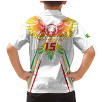 Custom Mali Football Family Matching Mermaid Dress and Hawaiian Shirt Go Les Aigles White Color