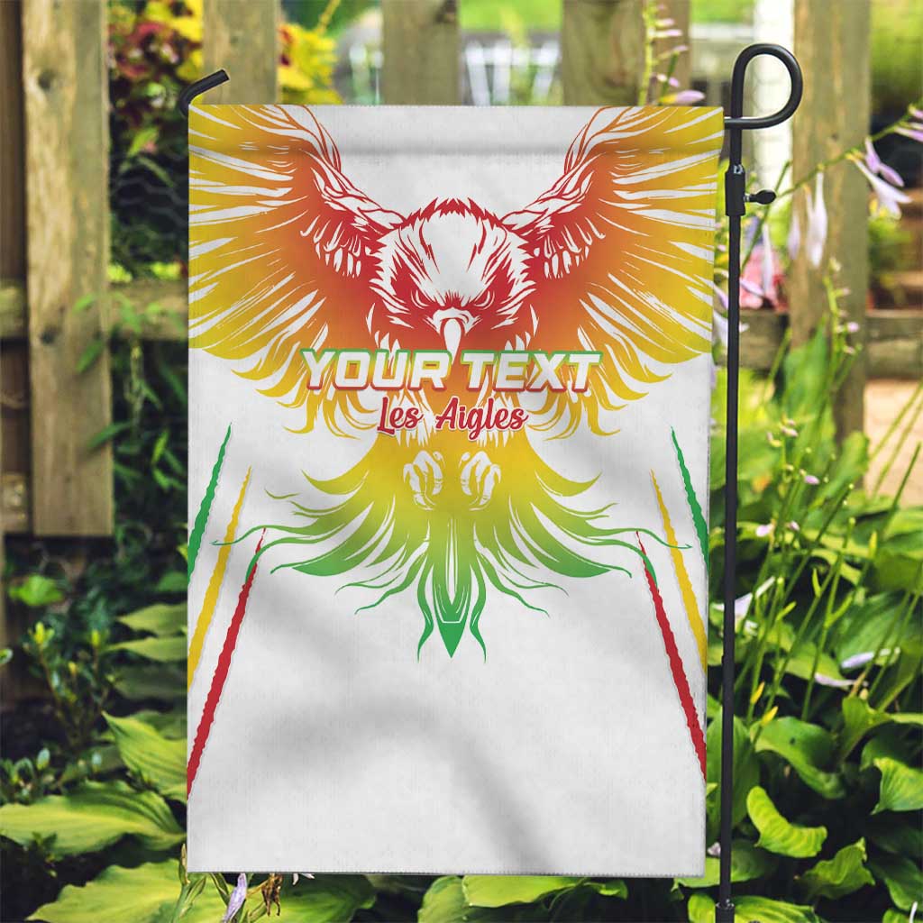 Custom Mali Football Garden Flag Go Les Aigles White Color - Wonder Print Shop