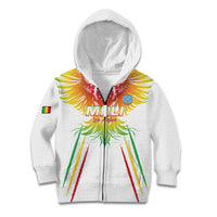 Custom Mali Football Kid Hoodie Go Les Aigles White Color - Wonder Print Shop