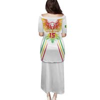 Custom Mali Football Puletasi Go Les Aigles White Color - Wonder Print Shop