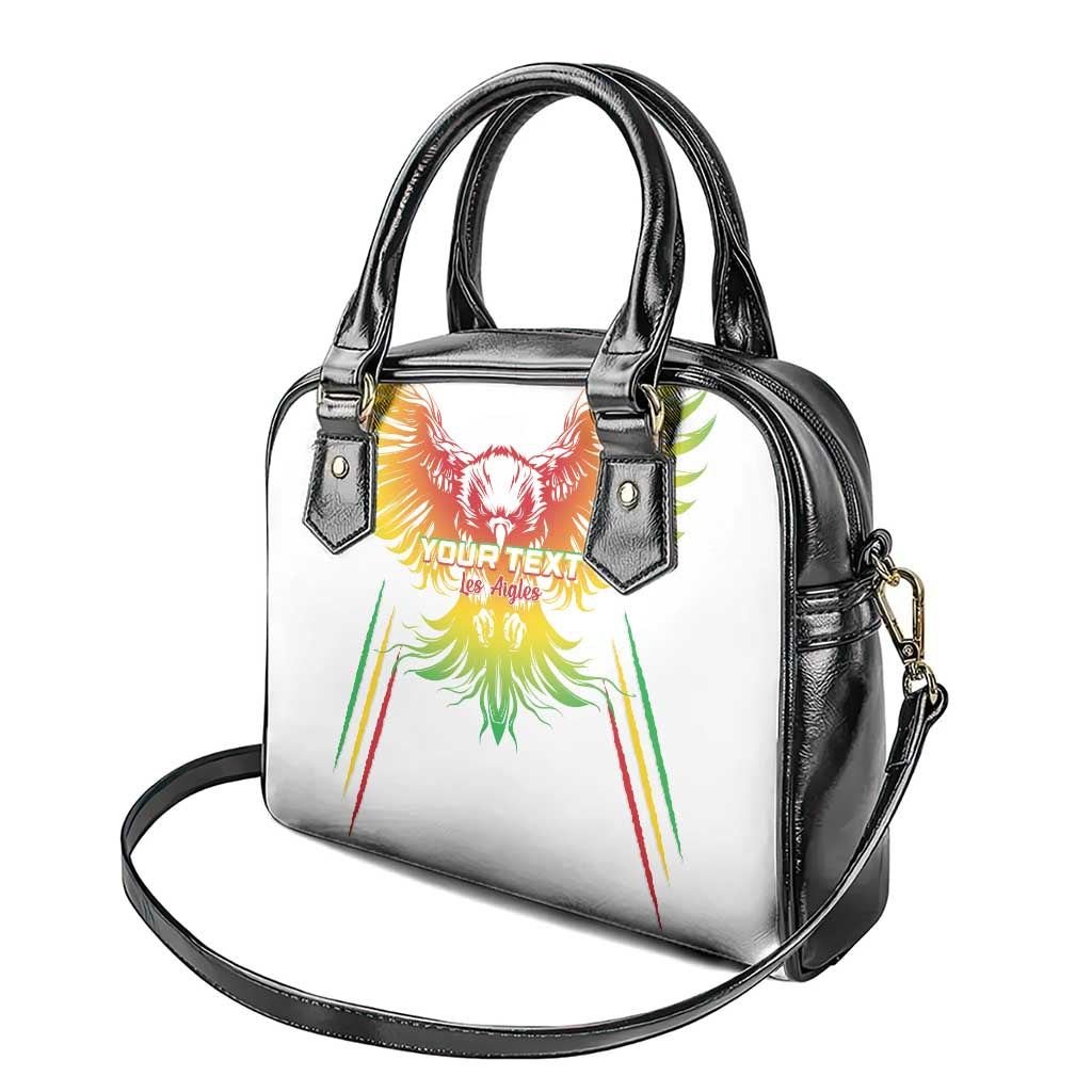Custom Mali Football Shoulder Handbag Go Les Aigles White Color - Wonder Print Shop
