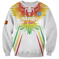 Custom Mali Football Sweatshirt Go Les Aigles White Color - Wonder Print Shop