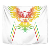Custom Mali Football Tapestry Go Les Aigles White Color - Wonder Print Shop
