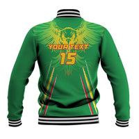 Custom Mali Football Baseball Jacket Go Les Aigles Green Color