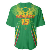 Custom Mali Football Baseball Jersey Go Les Aigles Green Color