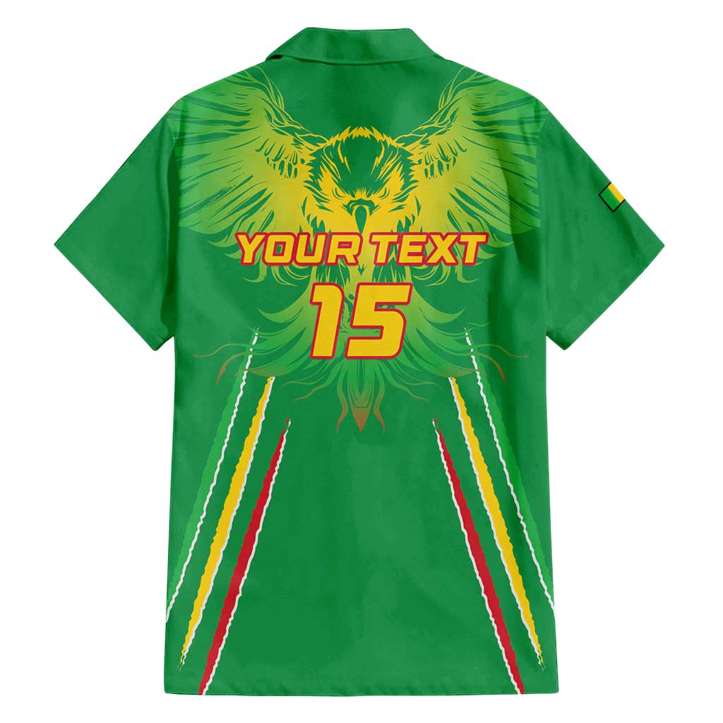 Custom Mali Football Family Matching Tank Maxi Dress and Hawaiian Shirt Go Les Aigles Green Color - Wonder Print Shop