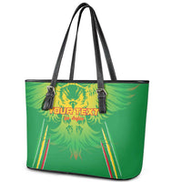 Custom Mali Football Leather Tote Bag Go Les Aigles Green Color