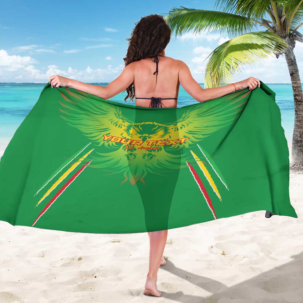Custom Mali Football Sarong Go Les Aigles Green Color - Wonder Print Shop