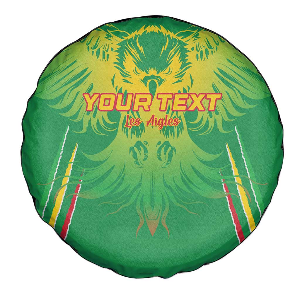 Custom Mali Football Spare Tire Cover Go Les Aigles Green Color - Wonder Print Shop