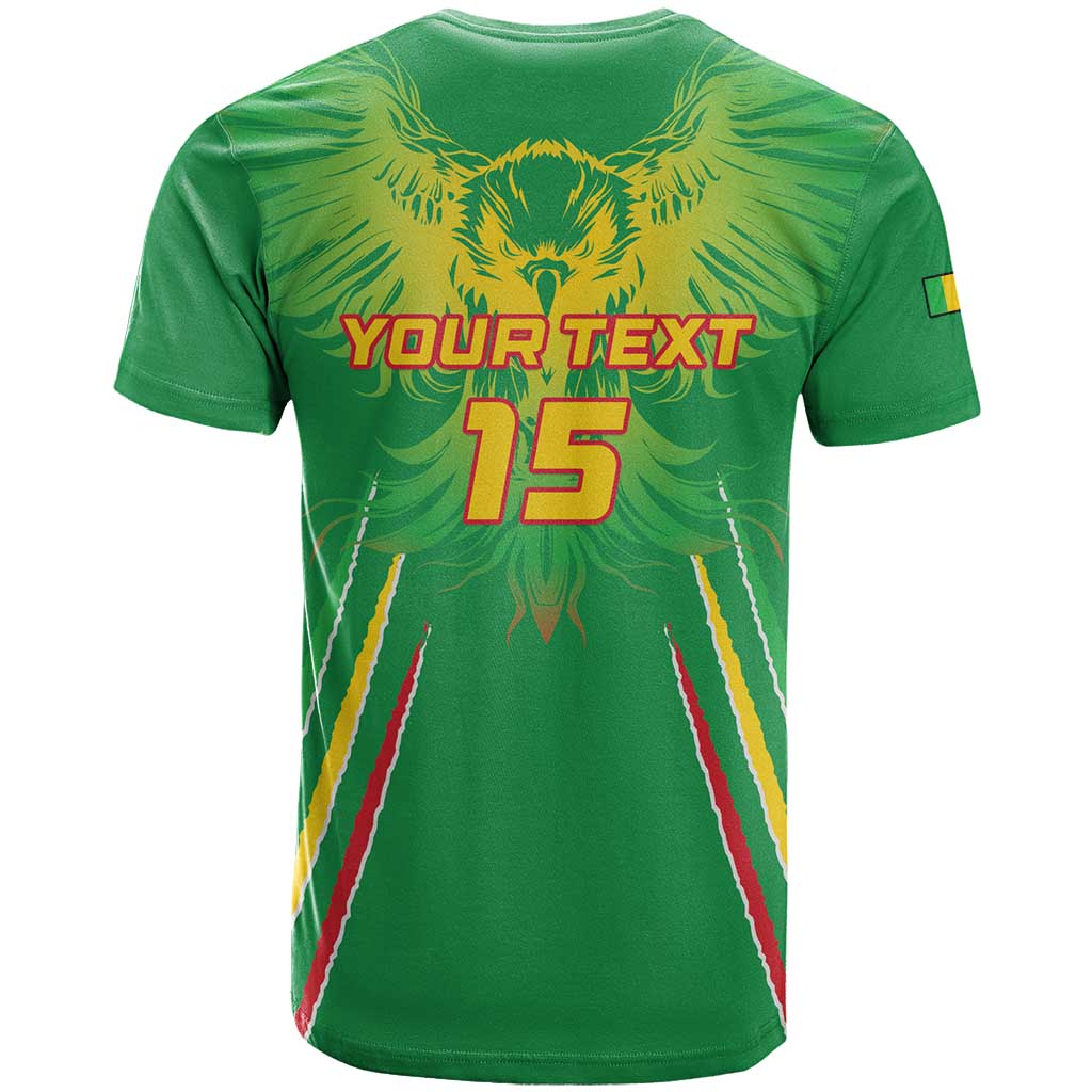 Custom Mali Football T Shirt Go Les Aigles Green Color - Wonder Print Shop
