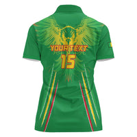 Custom Mali Football Women Polo Shirt Go Les Aigles Green Color - Wonder Print Shop