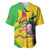 Personalised Mali Baseball Jersey Vulture With Flag Map Bogolan Pattern