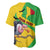 Personalised Mali Baseball Jersey Vulture With Flag Map Bogolan Pattern