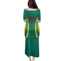 Custom Cameroon Football Family Matching Puletasi and Hawaiian Shirt Go Indomitable Lions
