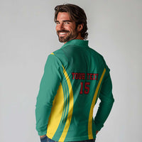 Custom Cameroon Football Long Sleeve Polo Shirt Go Indomitable Lions - Wonder Print Shop