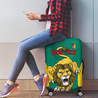 Custom Cameroon Football Luggage Cover Go Indomitable Lions - Wonder Print Shop